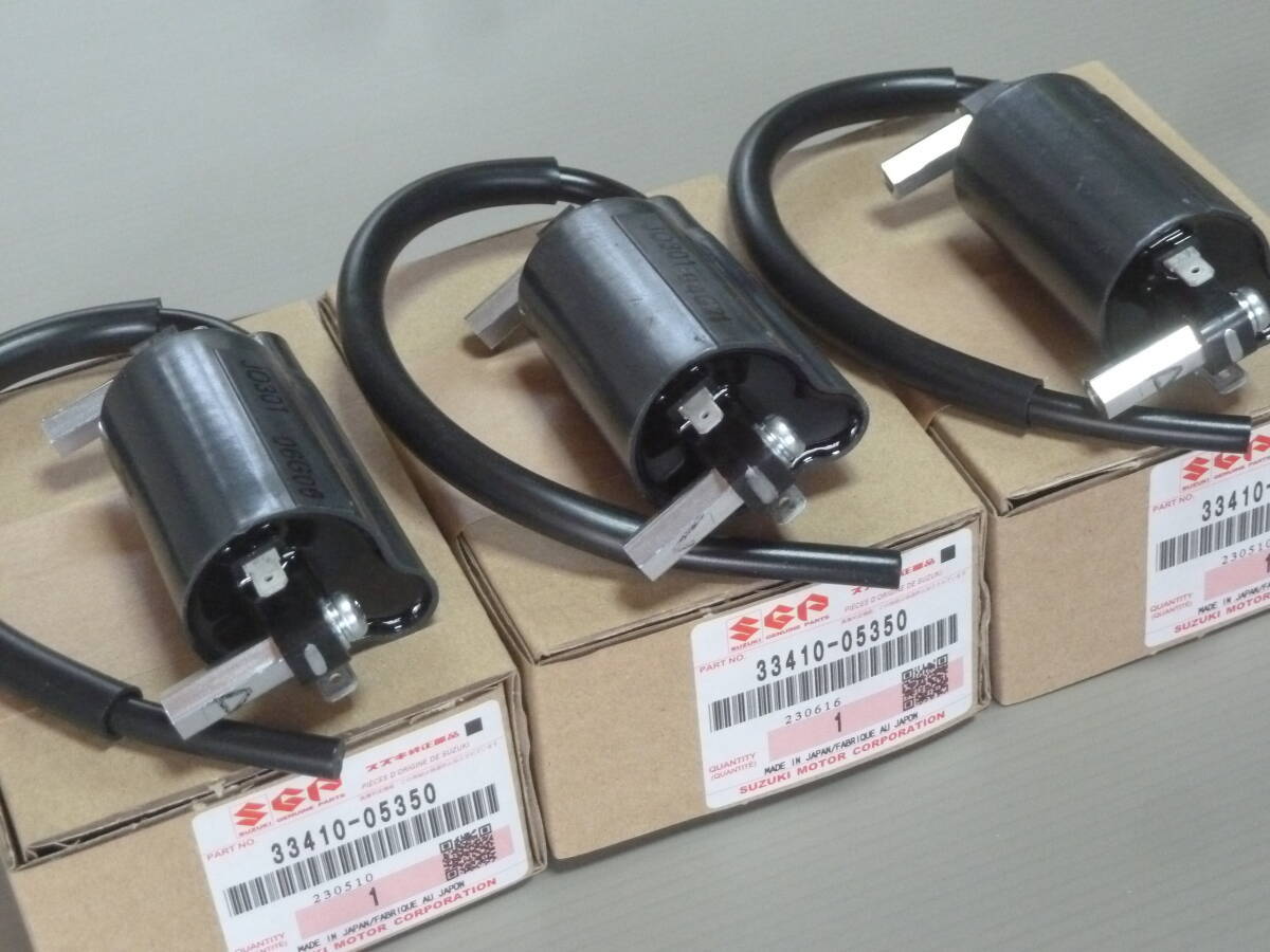 GT380 GT550 GT750 スズキ純正 DENSO製イグニッションコイルセット 33410-05350 新品拍卖
