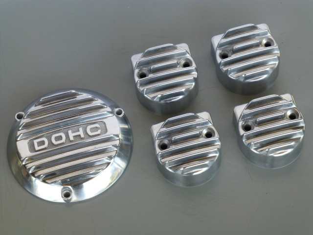 GS400 GS400E KIJIMA ポイント&エンジンサイドカバー バフ仕上げ 5点セット 新品拍卖