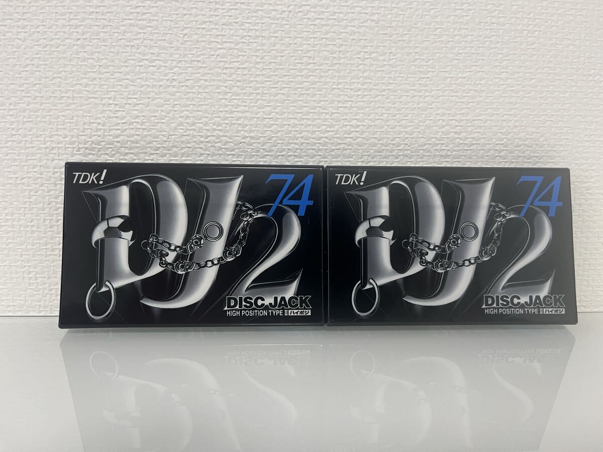 【未使用・未開封品】TDK DJ2-74S 2本組 ハイポジ TYPEⅡ カセットテープ DISC JACK ハイポジション 日本製 太陽誘電 74分拍卖