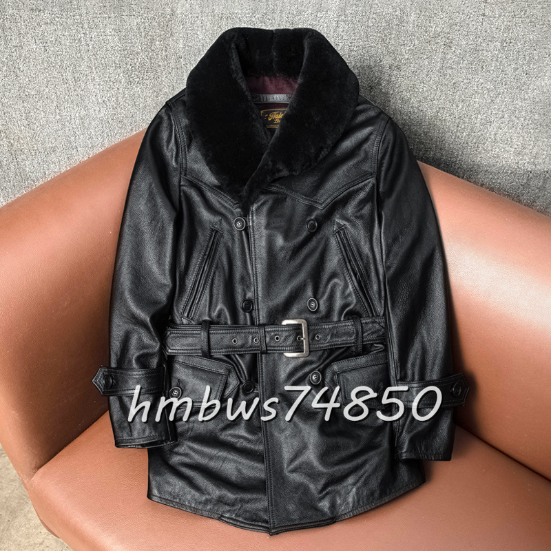 美品 メンズ 革ジャン レザージャケット ライダース 最上級 牛革 コート ハーレー バイクウエア オートバイ ブルゾン 本革 S-5XLサイズ拍卖