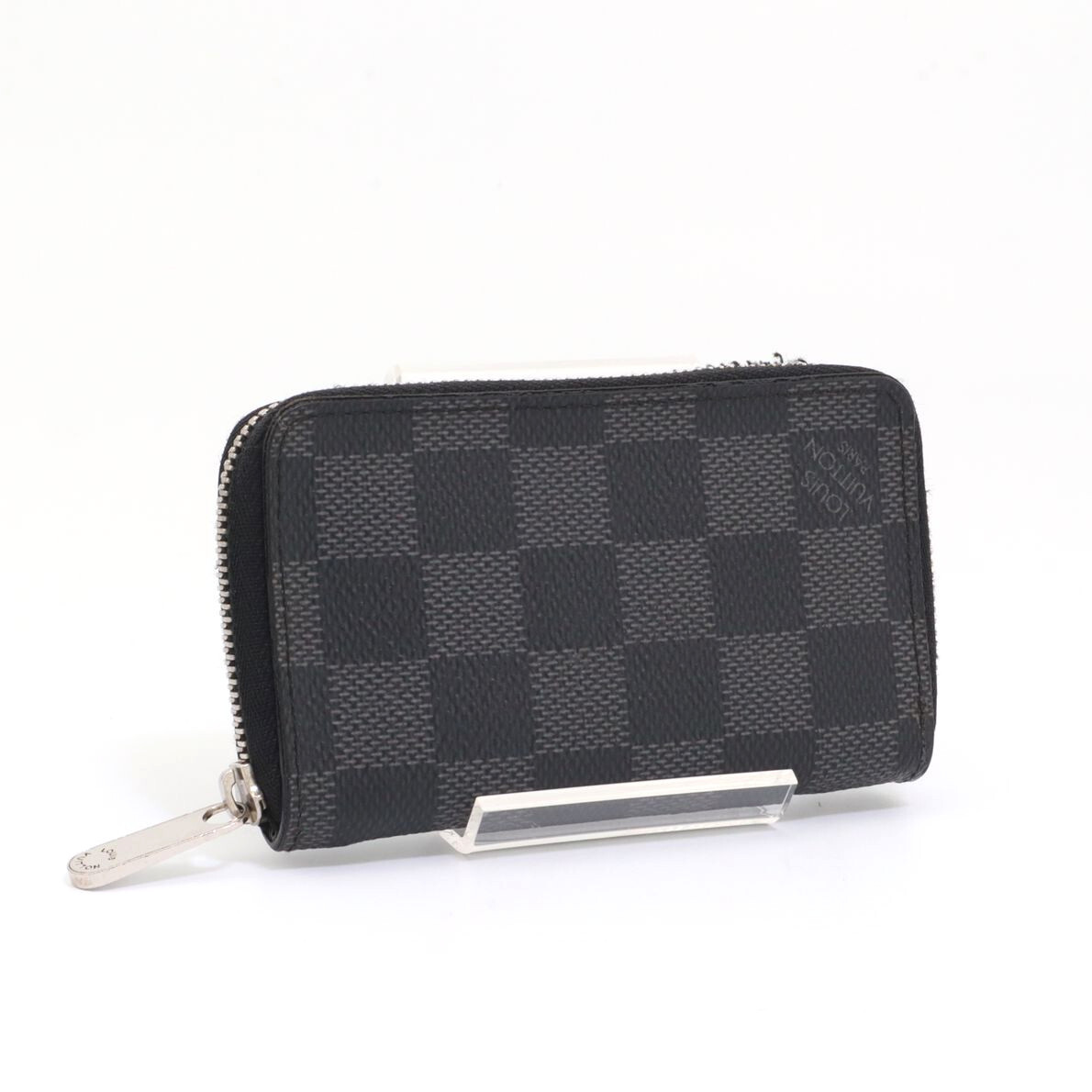 ルイヴィトン LOUIS VUITTON ダミエ グラフィット ジッピーコインパース 財布 コインケース 小銭入れ ブラック メンズ レザー N63076拍卖