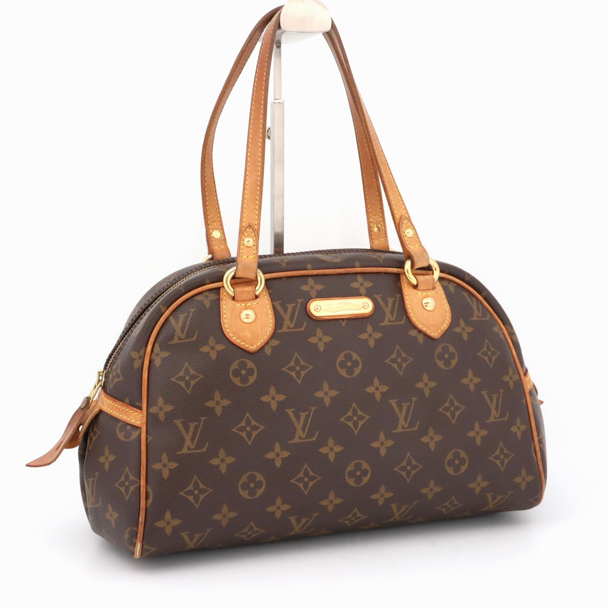 ルイヴィトン LOUIS VUITTON モノグラム モントルグイユPM ショルダーバッグ トート 肩掛け ブラウン レディース レザー M95565 CA1008拍卖