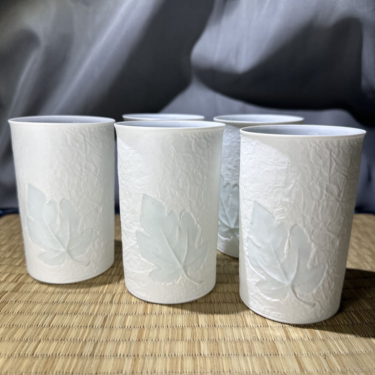 白磁 有田焼 百仙窯 フリーカップ 湯飲み 五客セット拍卖