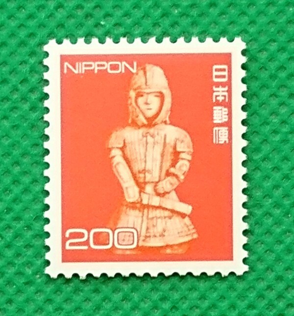 はにわの兵士/はにわ/赤埴輪/2011年/書体変更/郵便事業株式会社発足/未使用/NH/極上美品/裏糊良好/シワ無/シミ無/平成/新書体/No.1092拍卖