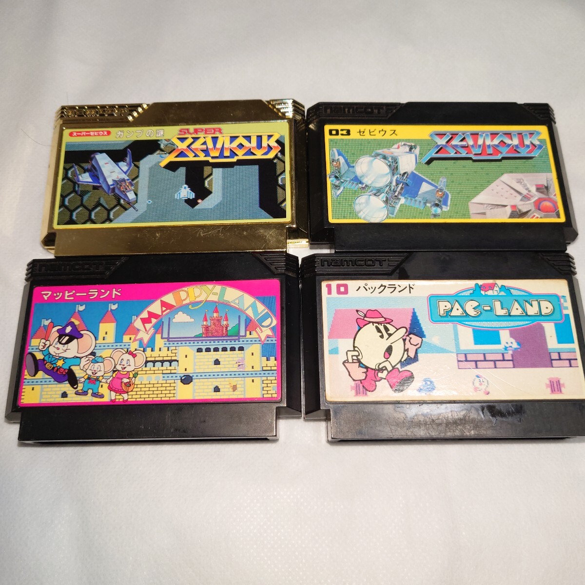 FC ファミコン「ゼビウス」「スーパーゼビウス」「パックランド」「マッピーランド」拍卖