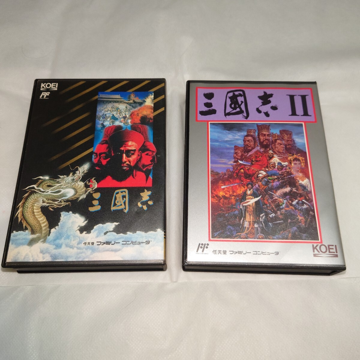 コーエー 光栄 FC ファミコンソフト「三国志」「三国志2」拍卖