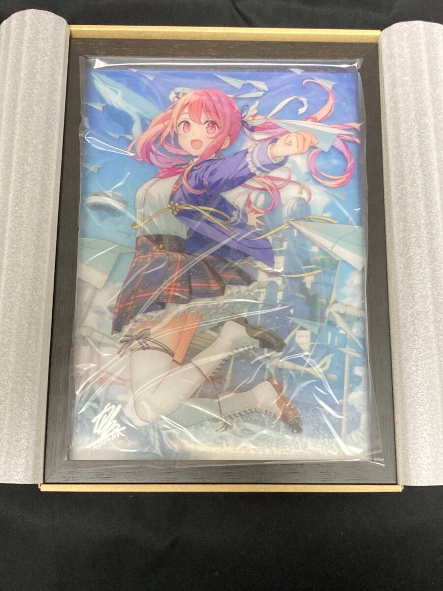 カントク 直筆サイン入り 立体3層アクリルアート B4 くるみ 原画 送料無料拍卖