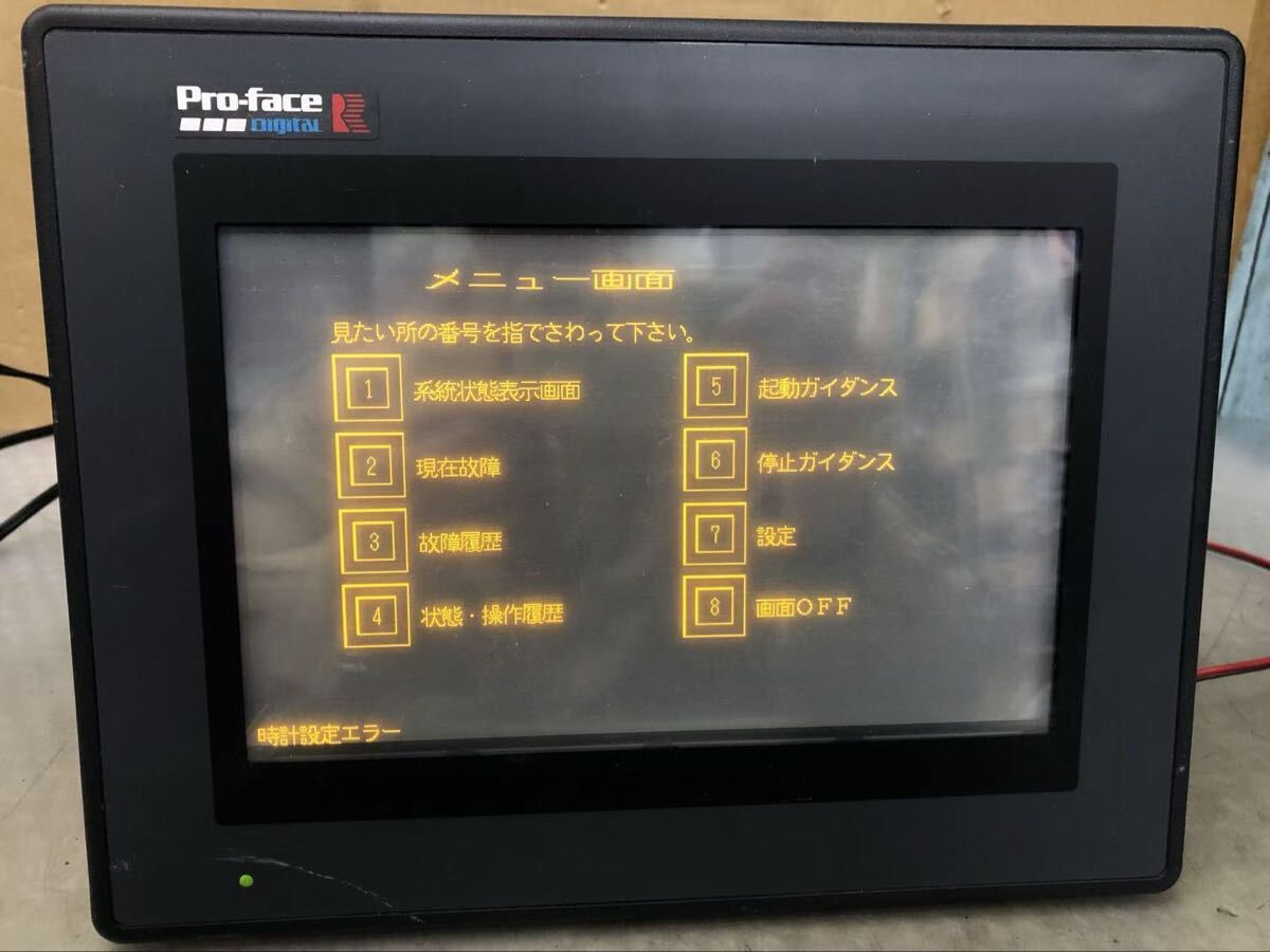 Pro-face 2780027-01 GR477R-EG41-24VP,本体のみ 通電OK,タッチパネル動作OK,その他動作未確認 中古現状品(80s)Q拍卖
