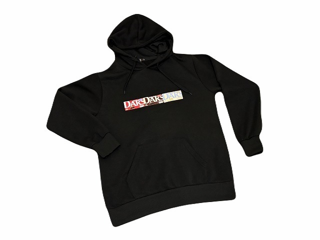 【新品】森永 チョコレート DARS パーカー 長袖【M】黒/ブラック◆トップス 森永製菓 裏起毛 パーカ 男性用 女性用拍卖