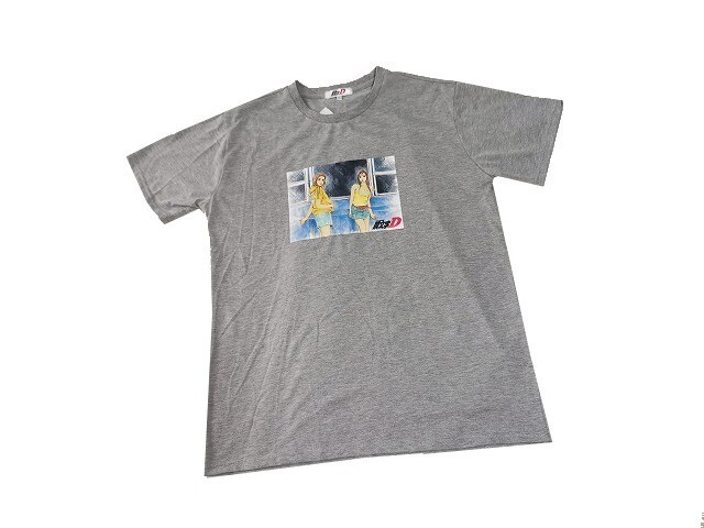 【新品】頭文字D 真子 沙雪 Tシャツ 半袖【L】★イニシャルD シルエイティ シルエイティー Initial D MFゴースト MF GHOST しげの秀一拍卖