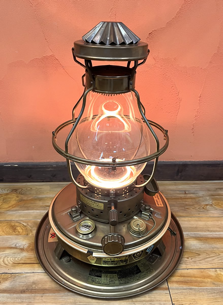 ●〇 ニッセン/日本船燈 石油ストーブ IS-1 真鍮製 レトロ・ヴィンテージ・アンティーク【発送可能・店頭お渡し歓迎・横浜】〇●拍卖