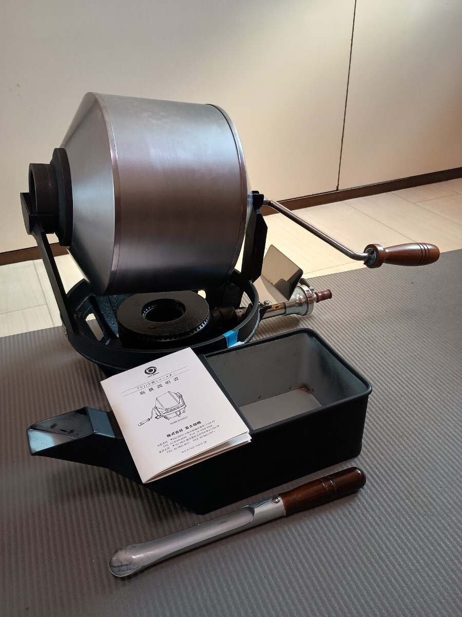 FUJI ROYAL フジロイヤル 1kg手廻しロースター 焙煎機 大坊珈琲店監修 都市ガス 未使用 コーヒー焙煎機 手動拍卖