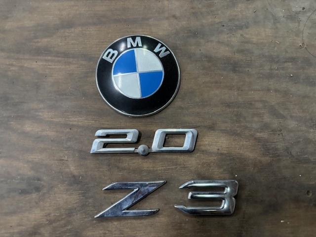 maMO★BMW Z3 ロードスター 2.0★純正★エンブレムセット★部品取り車拍卖