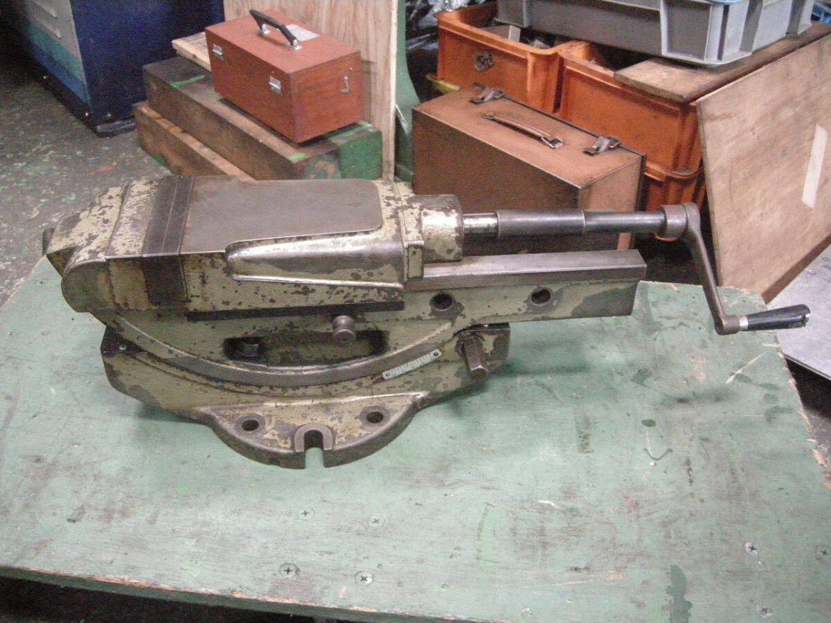 s4 中古 タケダ 傾斜 油圧マシンバイス 口金巾150 64kg 引取り希望拍卖