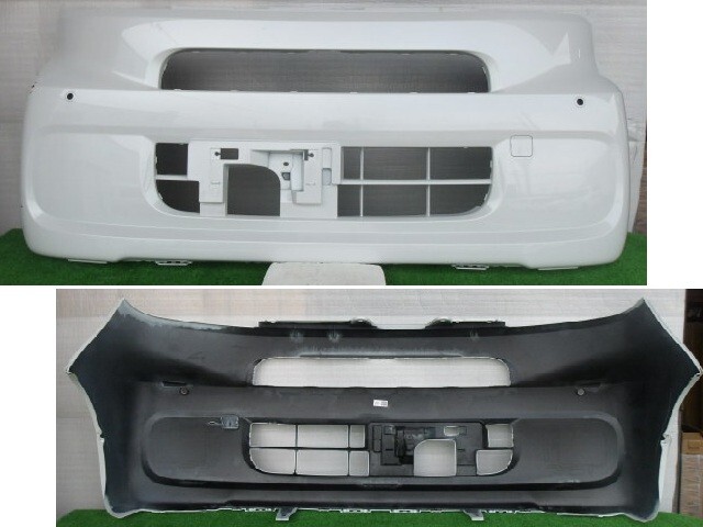 ダイハツ/タント LA650S ノーマル用 フロントバンパー センサー穴2ヶ有 W25 No.056431【品番 52101-B2B90-A1】拍卖