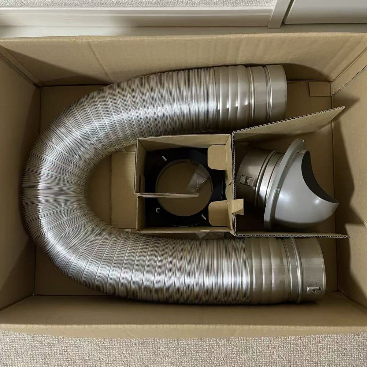 未使用 リンナイ乾太くん 衣類乾燥機用 ダンパー付排湿菅セット DPS-100B拍卖