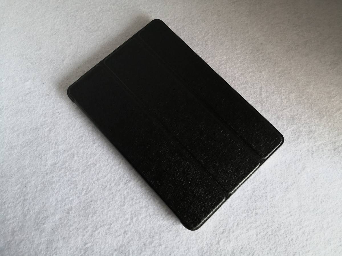 (薄型 軽量) iPad min/mini2/mini3 共用 ブラック レザー スマートケース拍卖