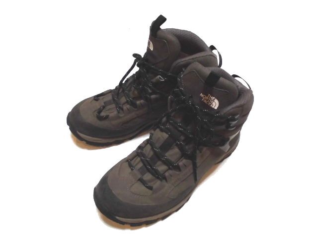 即決良好!!質実剛健THE NORTH FACEトレッキングシューズ26㎝【Vibramソール搭載】ノースフェイス強靭屈強登山ブーツ★マウンテンブーツ拍卖