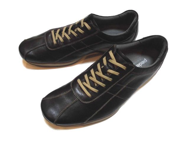 即決美品!!Asics Pedalaコンフォートシューズ 26.5㎝ EEE【良質天然皮革】アシックスペダラ本革ウォーキングシューズ黒★マルチスニーカー拍卖
