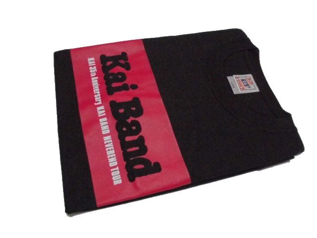 即決新品!!甲斐バンド35th Anniversary tour Tシャツ黒×赤【裏切りの街角】70’s伝説ロックバンドプリントTシャツL☆HERO甲斐よしひろ拍卖