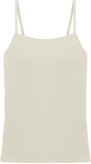 ブラトップ CE80【ナチュ盛りタイプ】 谷間が見えない カップ付き キャミソー拍卖