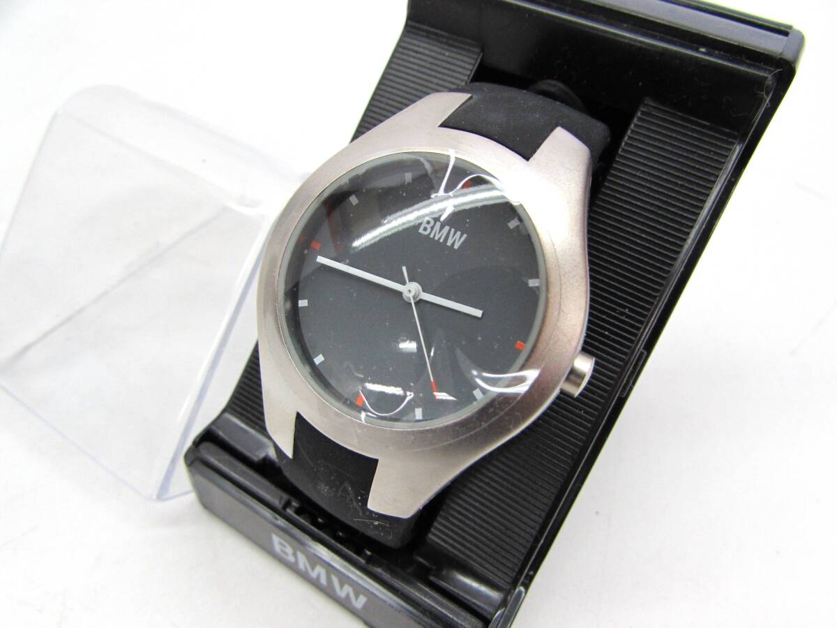 未使用品 動作品 BMW 腕時計 クォーツ 純正 ケース付き拍卖