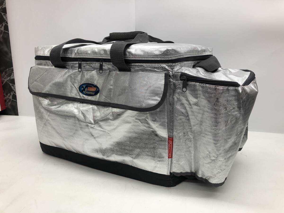 Coleman コールマン Xtreme エクストリーム ソフトクーラー 25L シルバー アウトドア キャンプ 釣り BBQ ロゴ 手渡し歓迎 札幌拍卖