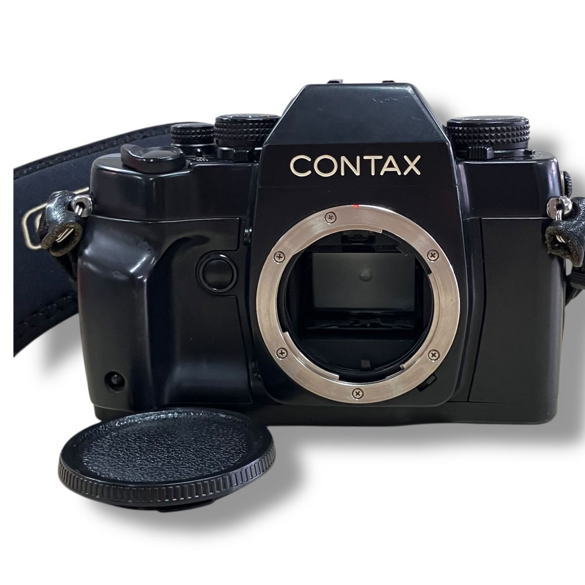 【60】251010-425-136 KT1000 【1000円スタート】CONTAX RX 一眼レフカメラ ブラック コンタックス フィルムカメラ 黒 通電確認済み拍卖