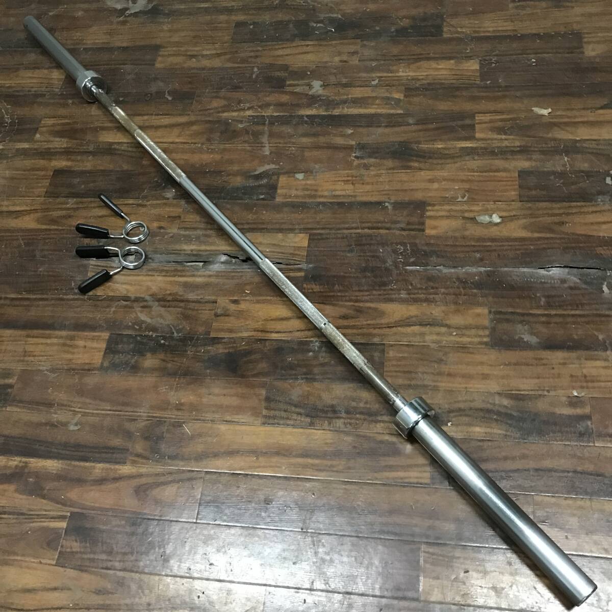 FNY33/52 IVANKO イヴァンコ OB-ECON オリンピックシャフト バーベルシャフト 長さ2200mm スリーブ直径50mm クリップ付き①拍卖