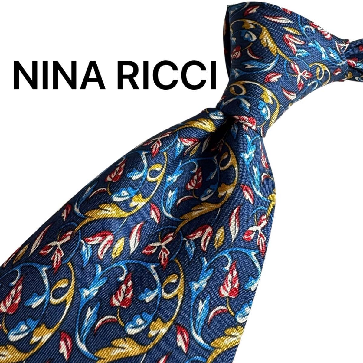 極美品★NINA RICCI ニナ・リッチネクタイ スーツ ビジネス 2645拍卖