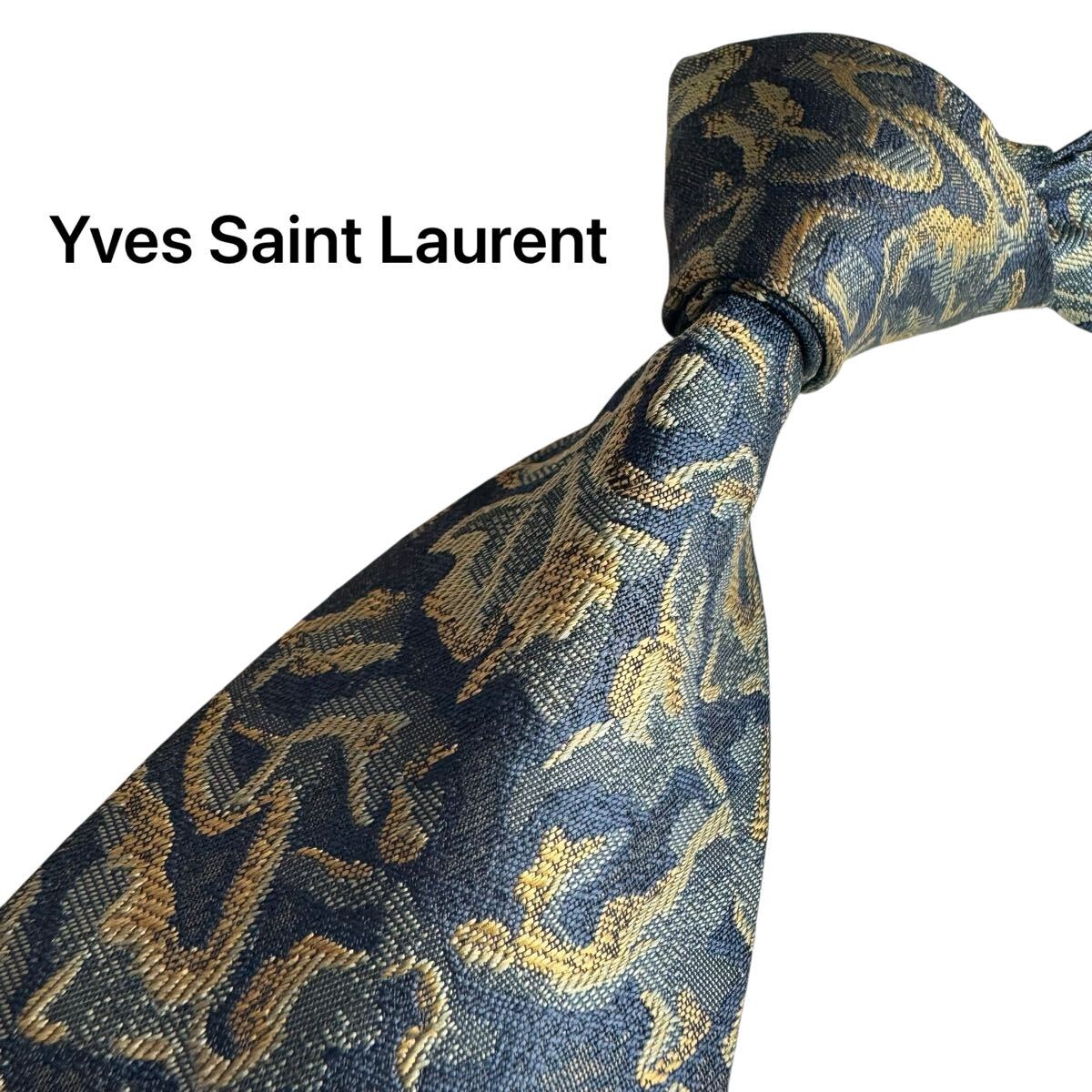 極美品★ Yves Saint Laurent イヴ・サンローラン ネクタイ スーツ ビジネス 成人式 2682拍卖