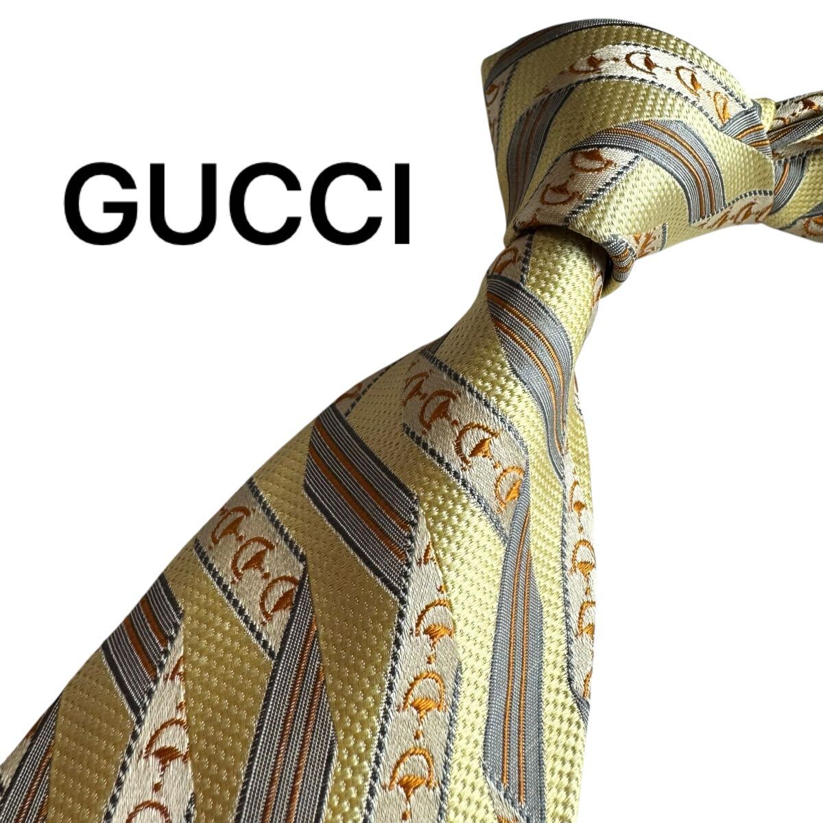 極美品★ GUCCI グッチ ネクタイ スーツ ビジネス 成人式 2770拍卖