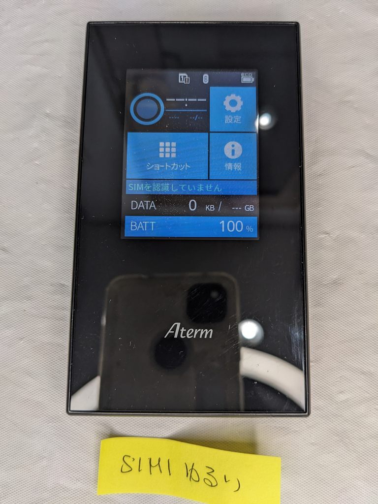 NEC Aterm MR04LN PA-MR04LN SIMフリー ジャンク扱い(SIM1のSIMスロットロックが弱いです)拍卖