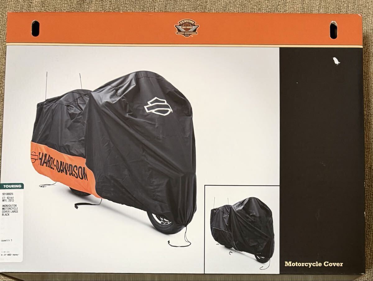 新品 ハーレーダビッドソン インドア/アウトドア・モーターサイクルカバー ブラック ツーリングモデル 93100026 ハーレーバイクカバー拍卖