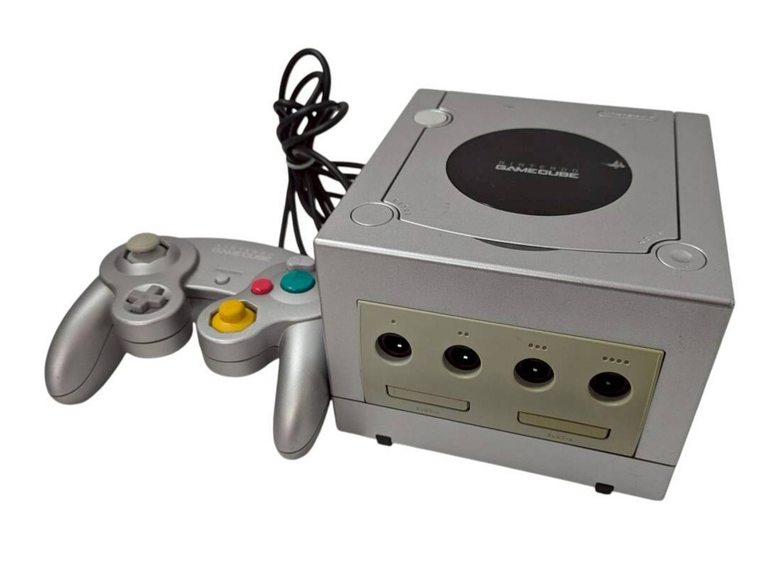 (SU)【ジャンク品】任天堂 NINTENDO GAMECUBE/ニンテンドー ゲームキューブ DOL-001 シルバー コントローラー付き ゲーム機 (SU535)拍卖