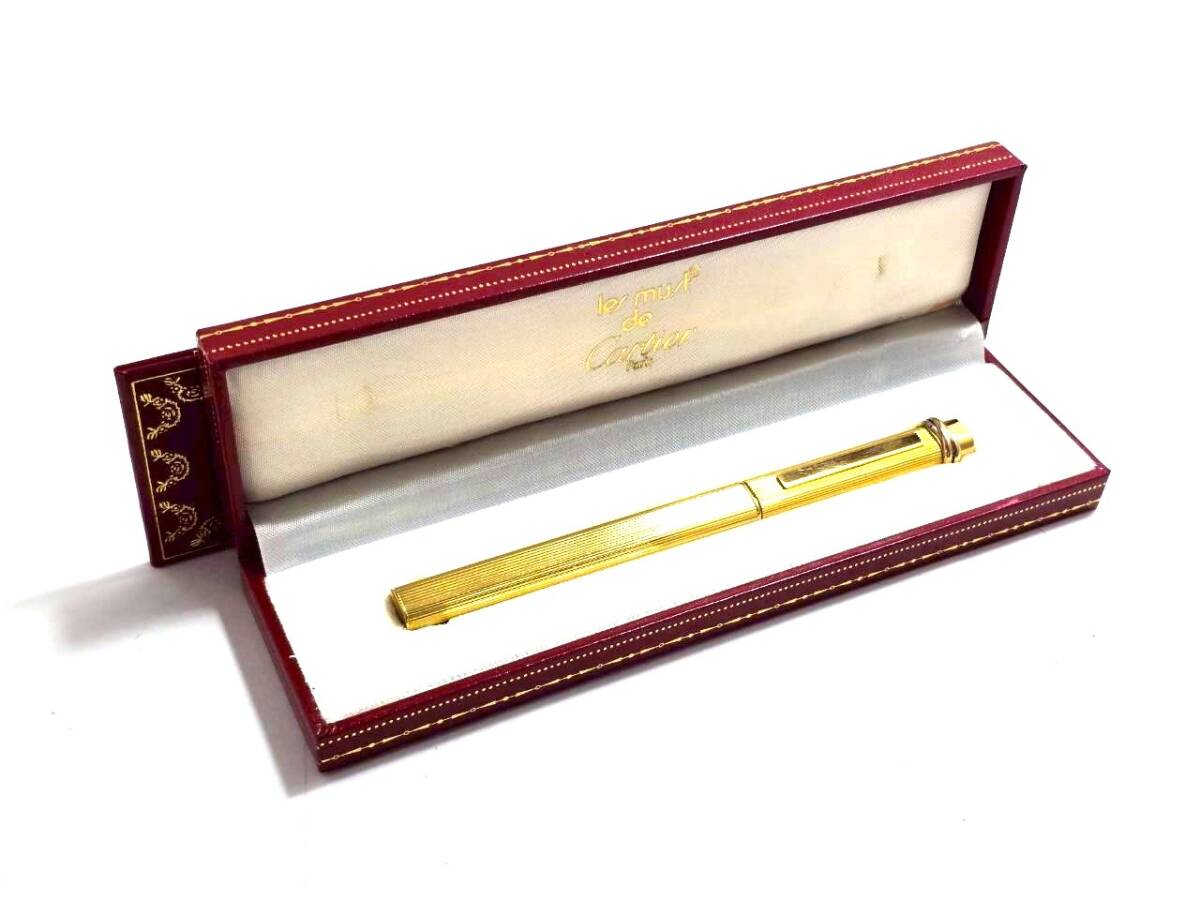 (S) Cartier/カルティエ トリニティ ボールペン オーバル型 筆記用具 文房具 (SER5460)拍卖