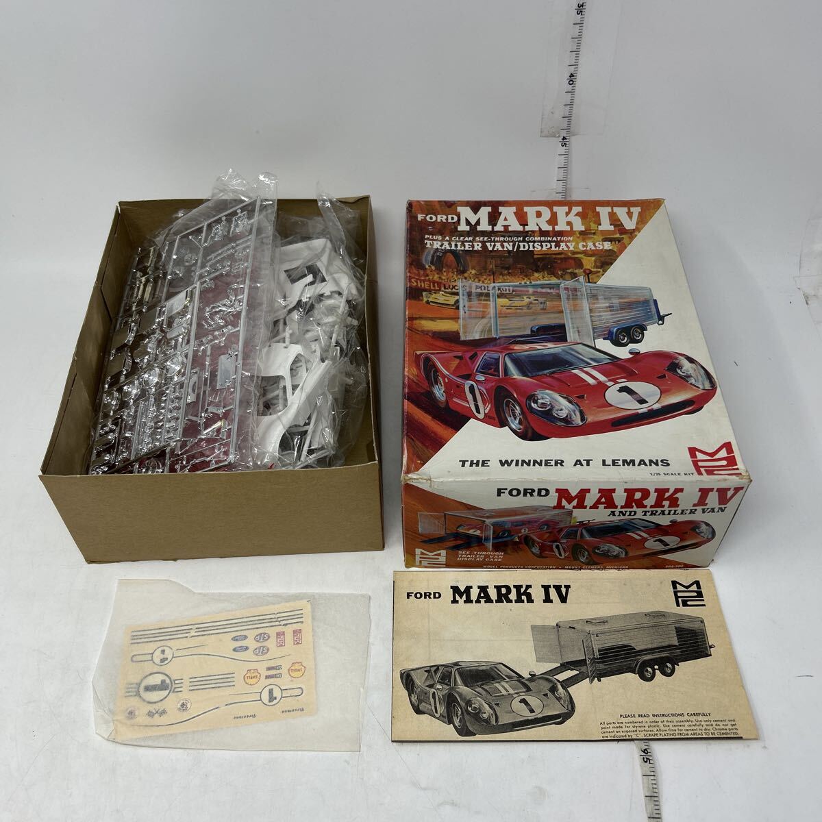 未使用 MPC / FORD MARK IV TRAILER VAN/DISPAY CASE ※箱痛み 20112201T拍卖