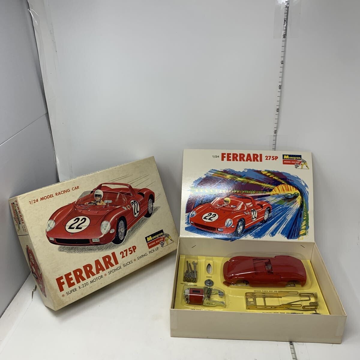 中古 Monogram モノグラム 1/24 FERRARI 275P モーターライズキット 現状品 23612280拍卖