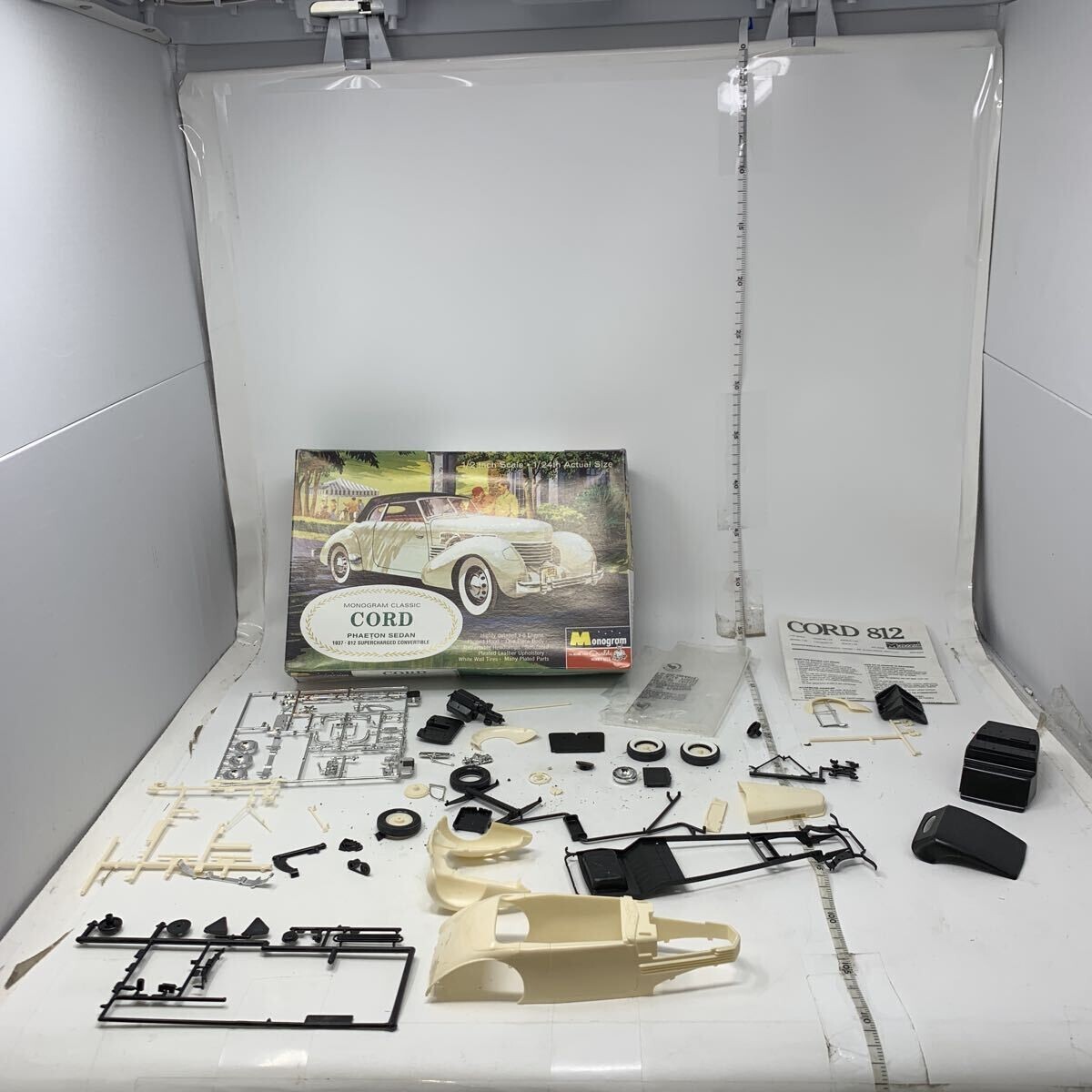 中古 MONOGRAM モノグラム 1/24 CORD PHAETON SEDAN 1937 812 コード フェートン セダン 現状品 25319180拍卖