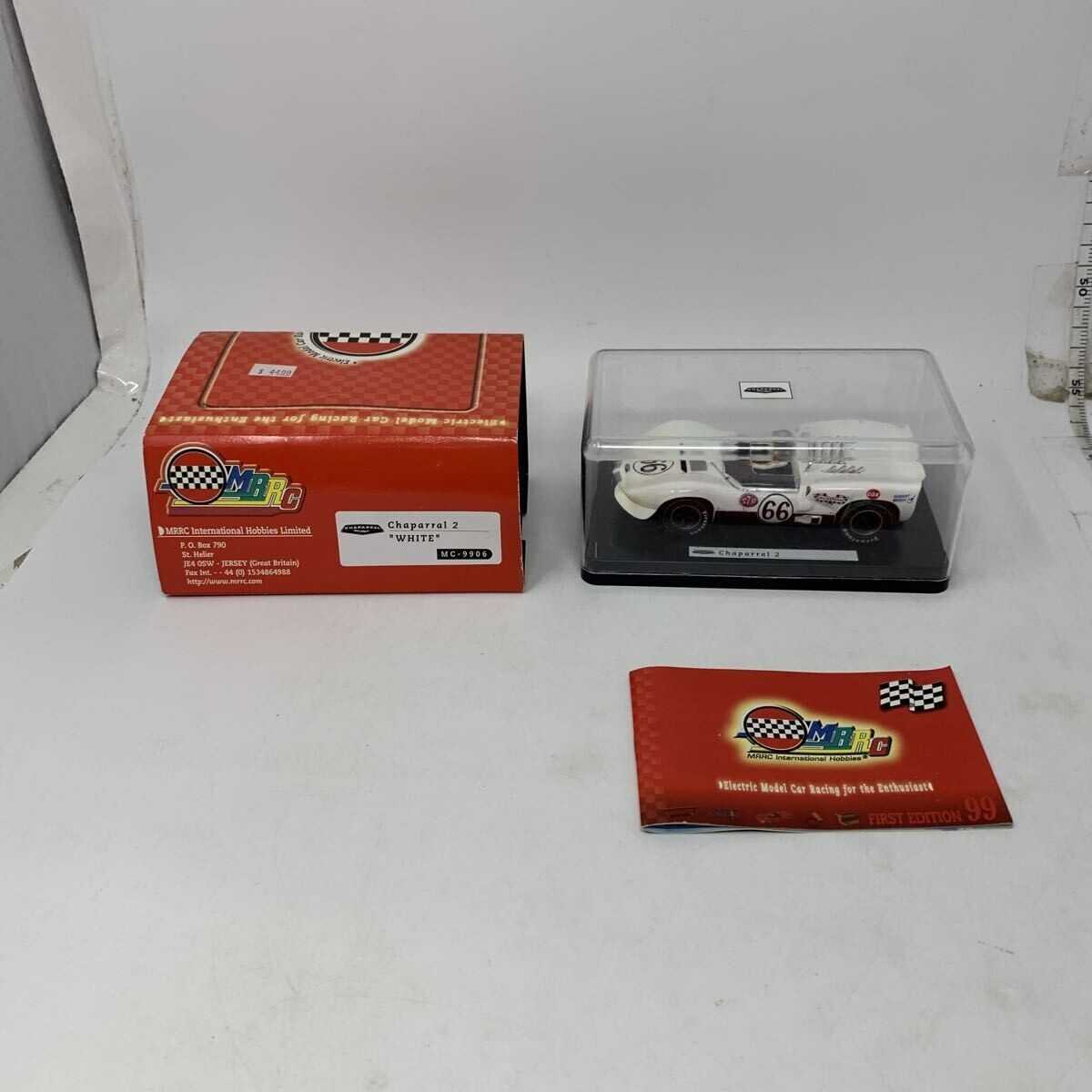 未使用 mrrc 1/32 Chaparral 2 STP #66(ホワイト) スロットカー 現状品33210190拍卖