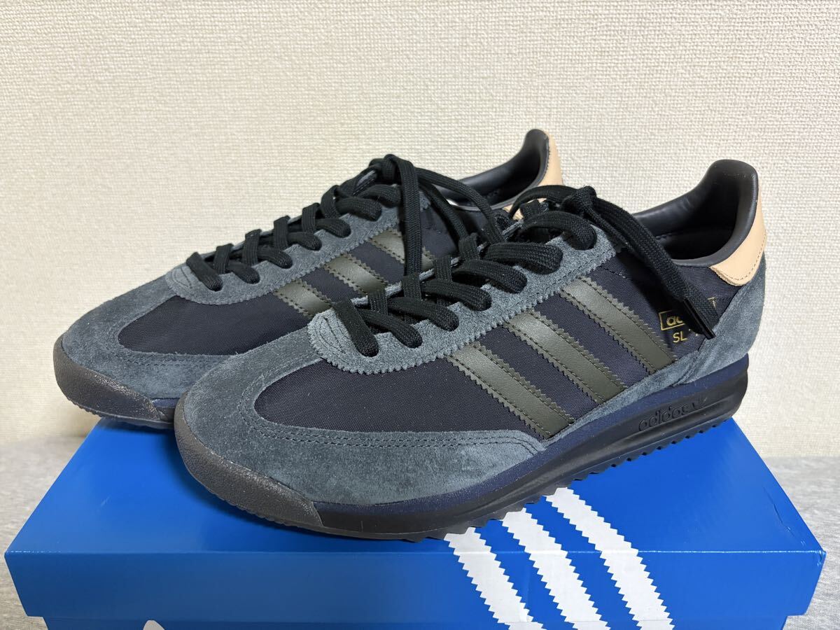 adidas アディダス SL72RS 灰×黒×ベージュ us8.5(26.5cm)拍卖