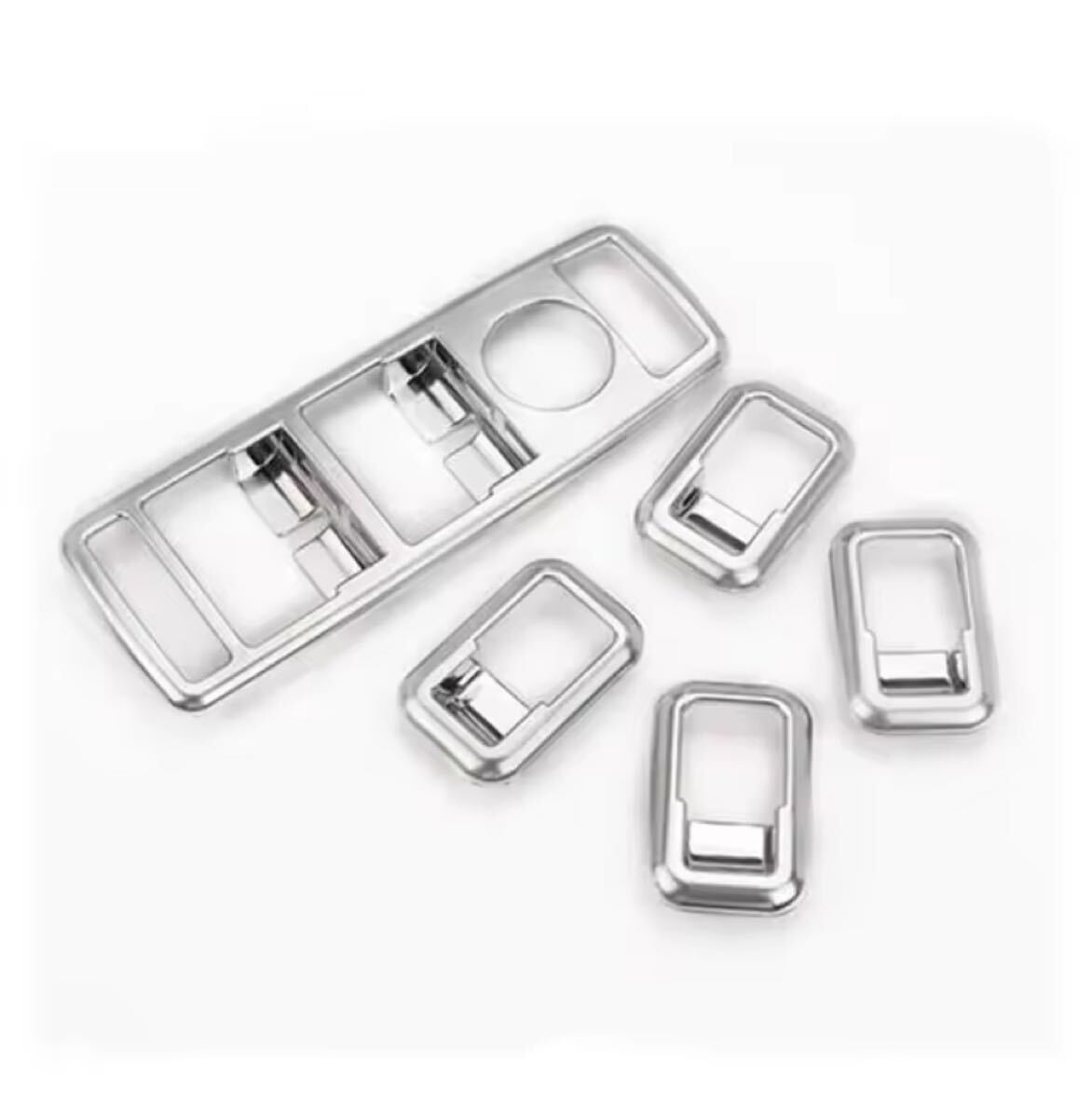 即日出荷・送料無料・メルセデスベンツ シルバー ウインドウスイッチ カバー W463 S320 G350 G350d G500 G550 G55 G55L G63 G65 ゲレンデ拍卖