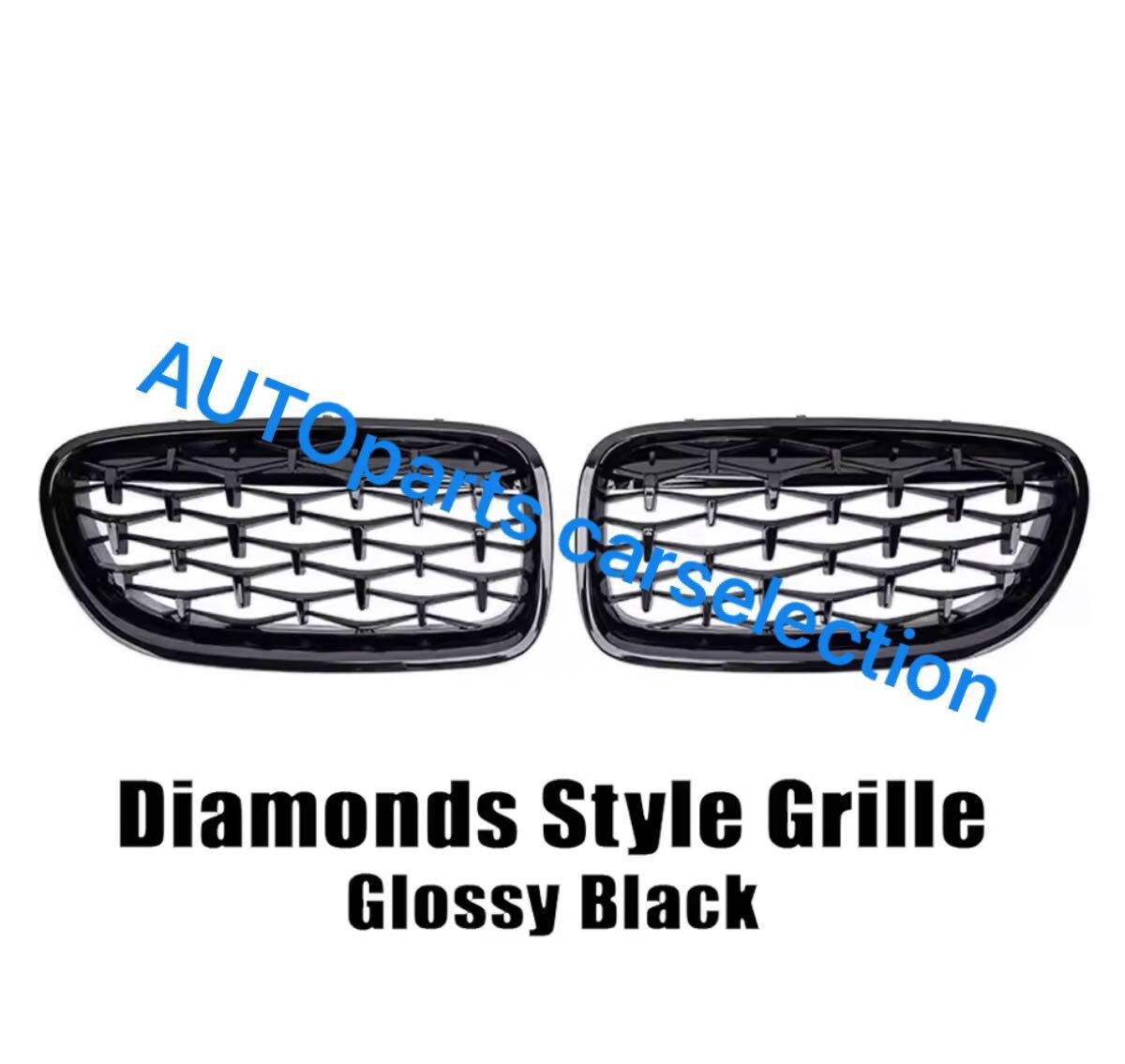 送料無料▼ブラック ダイヤモンドグリル BMW 5シリーズ グリル F10 F11 F18 フロントグリル M5 2010-2017年 外装 カスタム 純正交換 新品拍卖