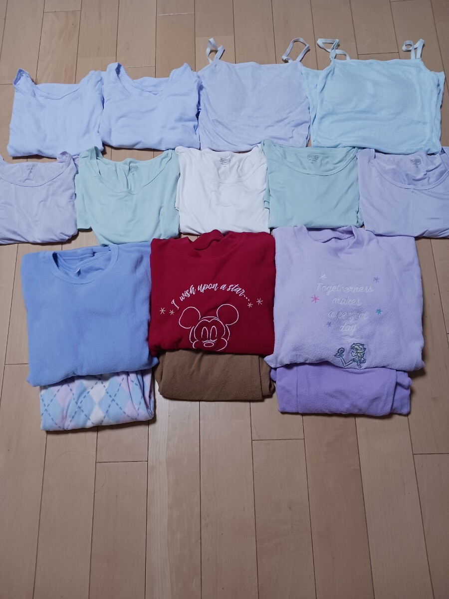 新品もあり★冬物パジャマ上下3点、肌着9点計12点まとめてセット★160サイズ拍卖