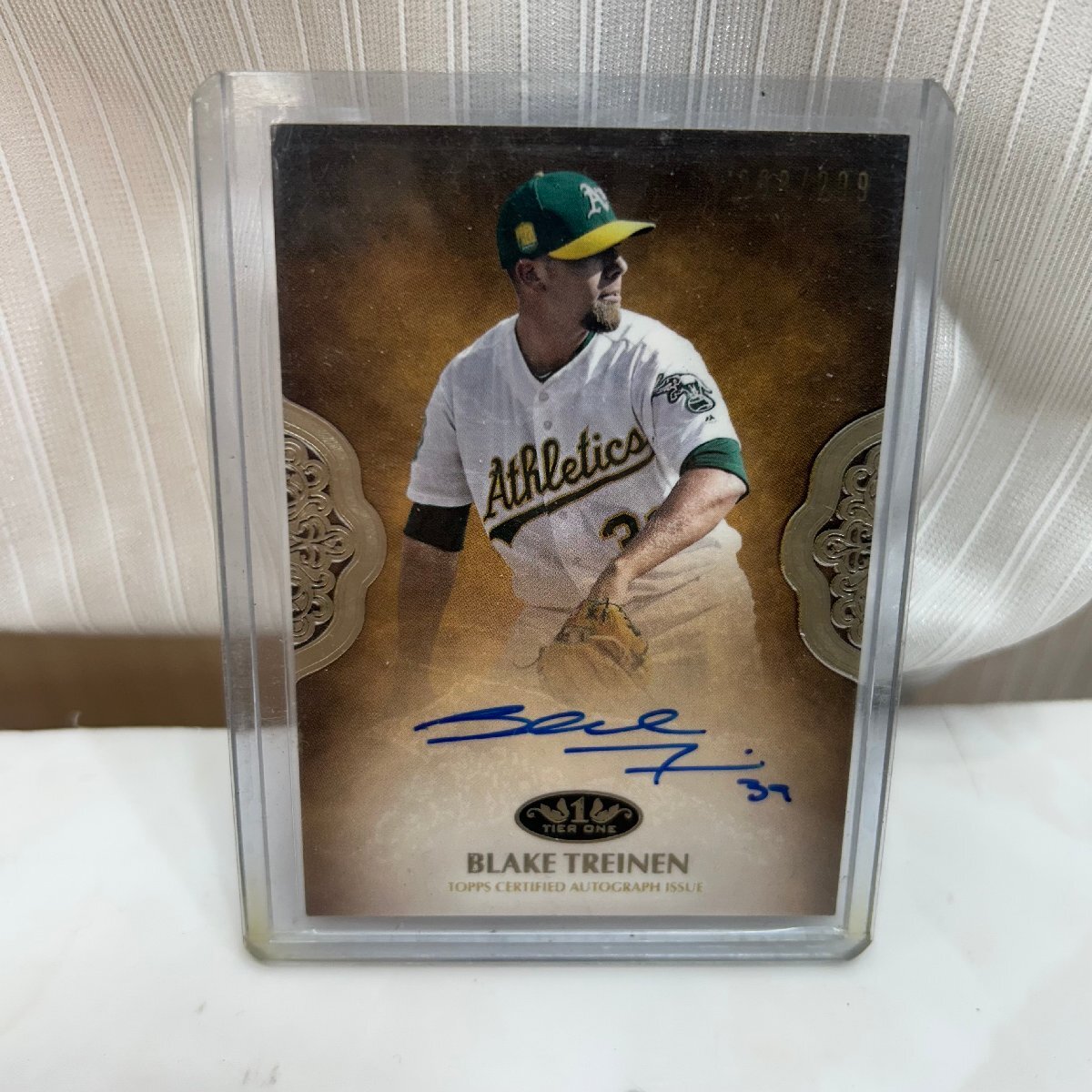 ΩMΩ ブレイク・トライネン 直筆サイン入りカード 野球 topps MLB ΩP250936拍卖