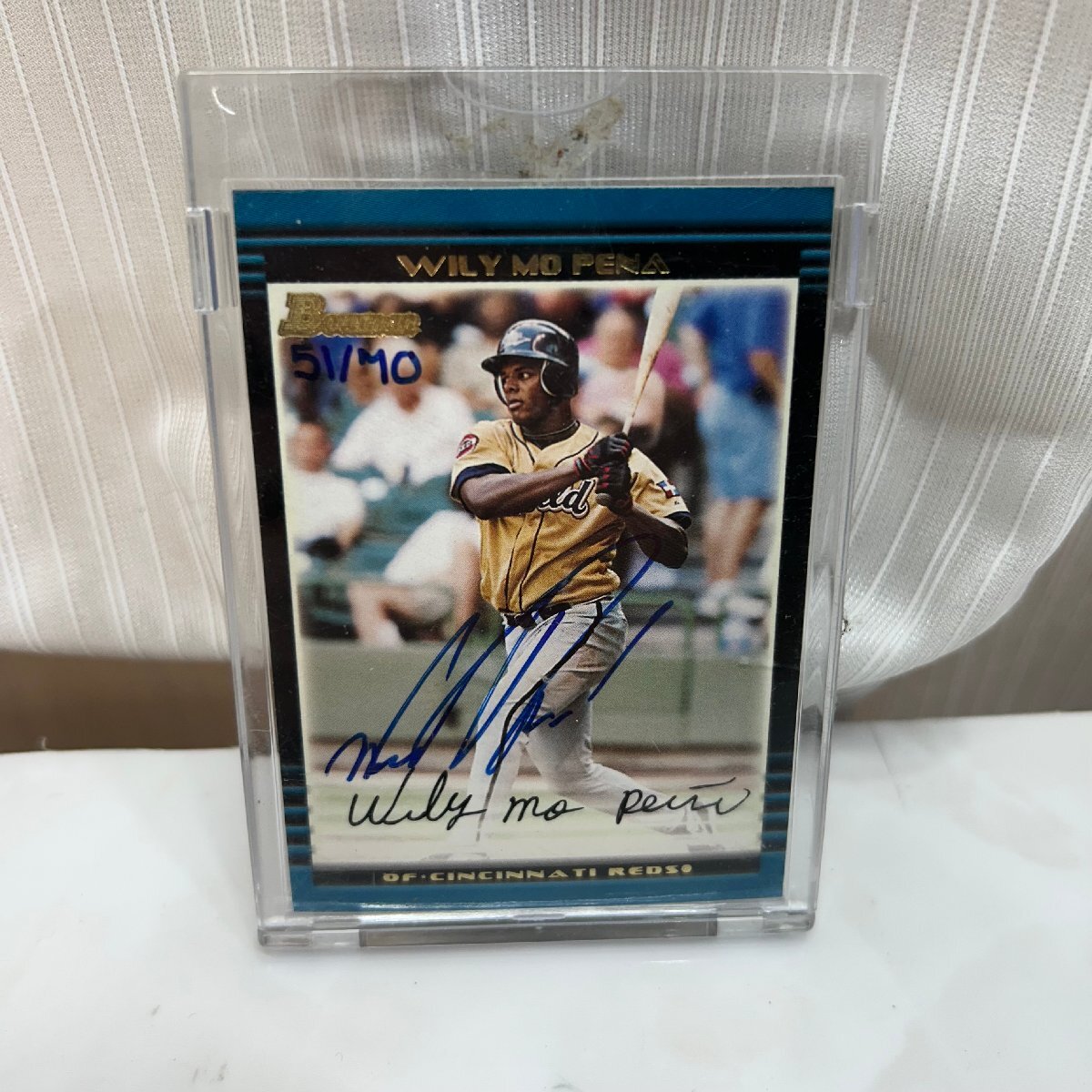 ΩMΩ ワイリー・モー・ペーニャ 直筆サイン入りカード MLB topps 野球 ΩP250937拍卖