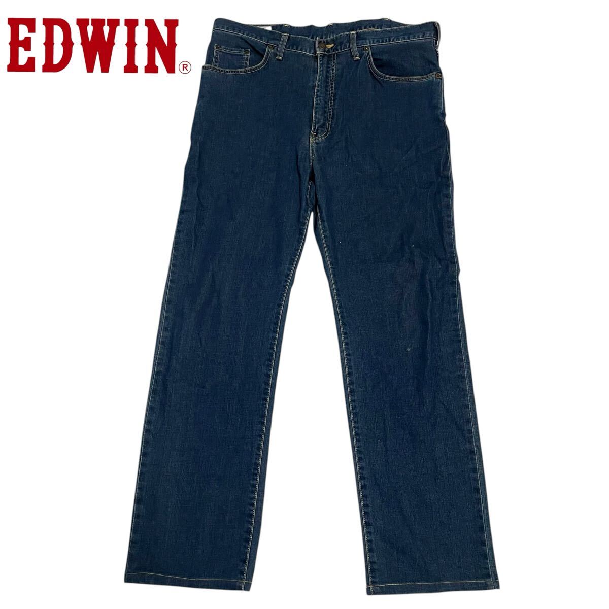 【大きいサイズ W38(100cm)】EDWIN 40323 / エドウィン メンズ レーヨン混ソフトデニムパンツ ブルー 日本製 O-2635拍卖