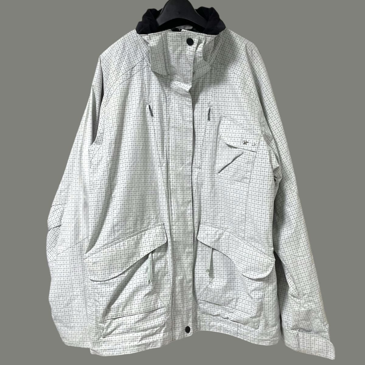 WINDEX /ウィンデックス レディース スノボウェア スキーウェア ホワイト系 Lサイズ a505拍卖