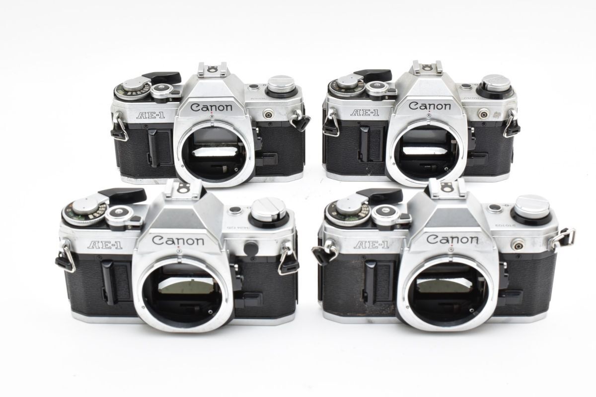 ★4個まとめ★CANON AE-1 ジャンク 現状品 動作未確認 #6902101 AU2911拍卖