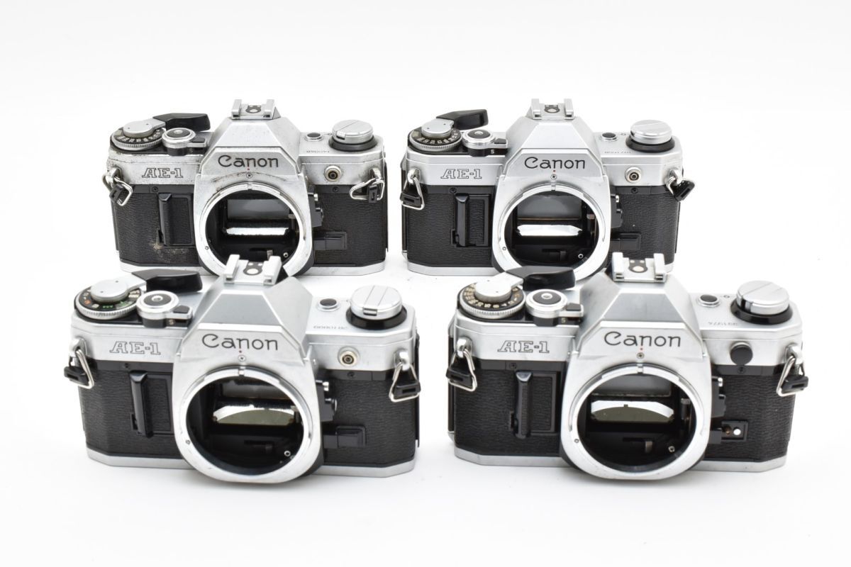 ★4個まとめ★CANON AE-1 ジャンク 現状品 動作未確認 #6902101 AU2909拍卖